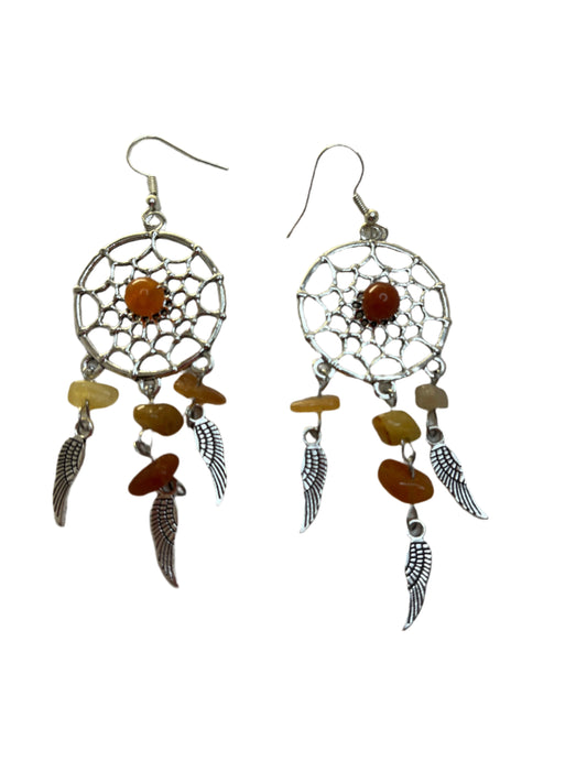 Dreamcatcher Earrings for Focus, Study, and Inner Balance