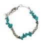Turquoise Love – A Free-Spirited Bracelet with Natural Stone and Heart Accents