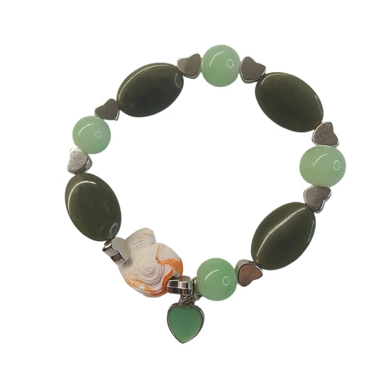 Ocean Heart – A Unique Gemstone Bracelet Inspired by the Sea